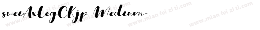 sweiAxLegCKjp Medium字体转换